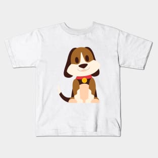 Cartoon Cute Dog Art Prints Kids T-Shirt